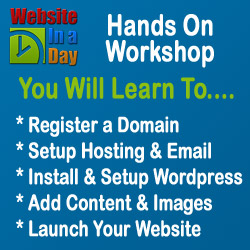 Create Your Own Website In a Day - Hands on Training Workshop
