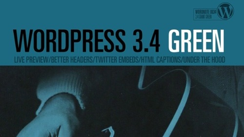 WordPress version 3.4 Released